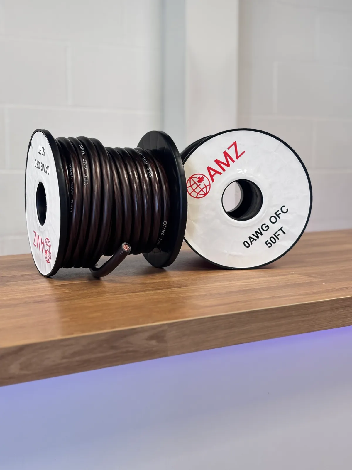 AMZ 0 AWG OFC Power Wire — Black
