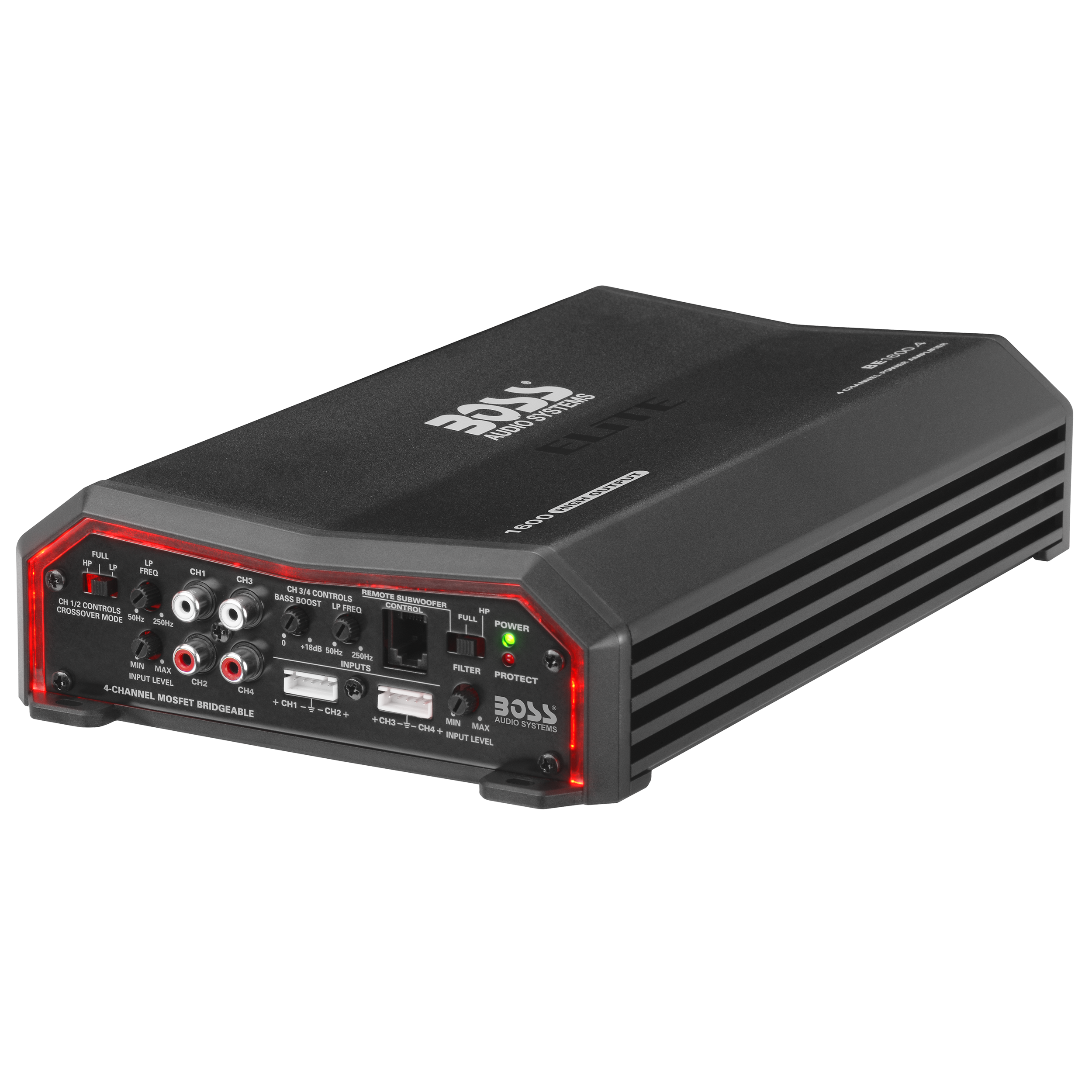 BOSS Audio BE1600.4 4-Channel Amplifier